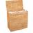 BirdRock Home Water Hyacinth Laundry Hamper Divided