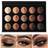 Nude Gold Eyeshadow Palette Natural Naked Smokey Warm Neutral 15 Shades, ecofavor Ultra-Blendable High Pigmented Matte Shimmer Matallic Long Lasting Waterproof Eye Shadow Pallet, Travel Size Makeup