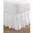 Laura Ashley Crochet Ruffle Bed Skirt Valance Sheet White