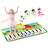 EXTSUD EXTSUD Piano Music Dance Mat, Multi-Function Piano Mat for Toddlers, Musical Toys Play Mats Music Singing Gym Carpet Mat Educational Music Toys Touch