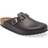 Birkenstock Boston Grip Natural Leather - Black/Vintage Wood Black