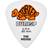 Dunlop 424P.60 Tortex Wedge, White/Orange, .60mm, 12/Players Pack