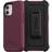 OtterBox DEFENDER Series SKÄRMLÖS UPPLAGA fodral för iPhone 12 mini BERRY POTION (RASPBERRY WIN/BOYSENBERRY) Vinröd