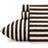 Betsey Johnson Wonderland Stripe Underlakan Svart (233.7x157.5cm)