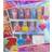 Townley Disney Princess Cosmetic Set with lip gloss nail polish and nail stickers