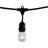 Bulbrite Bulb Black String Light 15 Lamps