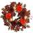 Nearly Natural 24 Dahlia, Golden Apple, Oak Leaf Berries Artificial Fall Wreath