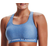 Under Armour Mid Crossback Heather Sports Bra - River Light Heather/White