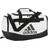 adidas Defender 4 Small Duffel Bag, Two Tone White/Black, 11.75"x20.5"x11"