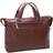 McKlein USA 88764 17 in. R Series Arcadia, Top Grain Cowhide Leather Slim Laptop Briefcase Brown