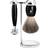 Mühle Shaving Barbersæt med tre dele, Vivo, Sort resin