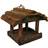 Selections Hanging Wooden Bird Table Feeder