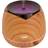 PNI Wood Grain Aroma Diffuser 400 ml luftfuktare ultraljud automatisk avstängning i vattenlöst skick doftlampa atomisering elektrisk diffusor med 7 färger LED eteriska oljor luftfyr