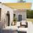 vidaXL Free-standing awning manually retractable 350x250 yellow/white