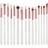 Jessup Jessup 15Pcs Eyeshadow Brush Kit Professional White Eye Makeup Brushes T217