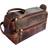 Leather Toiletry Bag for Men Hygiene Organizer Travel Dopp Kit By Rustic Town (Walnut Brown)