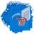 Blue Panda 12 Pack Drawstring Basketball Goodie Bags for Sports Party Favors, Kids Birthday Decoration (12 x 10 In) Blue