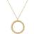Edblad Zinnia Necklace L - Gold/Transparent