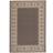 Plow & Hearth Veranda Border Grey 160.0x228.6cm