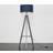 ValueLights Morrigan Grey Wood Tripod Floor Lamp