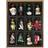 Gisela Graham Gisela Graham Set of Painted Decorations Christmas Tree Ornament