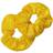 Yellow Scrunchies for Woman Premium Velvet Hair Accessories Srunchy Ties Elastic Ouchless Scrunchie
