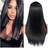 Quantum Love Long Natural Straight Middle Part Natural Black