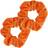 Orange Scrunchies for Woman Kenz Laruenz Premium Velvet Hair Accessories Srunchy Ties