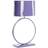 Dkd Home Decor Blue Iron Bordlampe