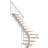 Dolle Hamburg Kvartsvingstrappe Pearl Grey STYLE 6-Hvidolieret Eg-85-14