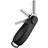 orbitkey Nøglering - Obsidian Black/Red