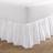 Laura Ashley Crochet Ruffled Twin Skirt Valance Sheet White (190.5x99.06cm)