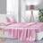 Hypoallergenic Satin Underlakan Rosa (259.1x228.6cm)