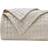 PHF Waffle Weave Blankets Beige (274.3x228.6cm)