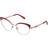 Sting VST347 0L44 53 Briller Mænd Rød Red 53mm