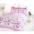 ART Flutter Butterfly Duvet Cover Pink, White
