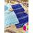 Catherine Lansfield Rainbow Bath Towel Blue (150x75cm)