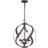 Elstead Lighting Blacksmith hængelampe, sort/hvid Pendel