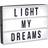 PR Home Film Light Box A4 Black Bordlampe 21.5cm