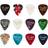 Fender 351 Shape Celluloid Medley Guitar Picks (12-Pack) Medium 12 Pack