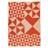 Verpan Mirror Plaid 130x190 Tæppe Blå, Sort, Gul, Orange