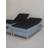 CPHLiving Delat percale H60-180x200x7 Lagen Grå, Sort (200x)