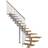 Dolle Dubai Kvartsvingstrappe Classic III 204-252 cm