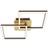 Briloner LED-loftlampe Frame, guld, dæmpbar Loftplafond
