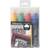 Tuschpen Sæt 4 stk Securit tyk 7-15 mm Vandfast Rød/Blå/Gul/Grøn,12 pk x 4 stk/krt