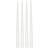 Scandi Essential Atmosphere White LED Candle 32cm 4pcs