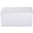 Homcom 833-109CW Cream White Storage Bench 76x38cm