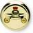 Beslag Design Classic toiletvrider poleret messing 1stk