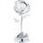 Happy Homewares Modern "10th Anniversary" Silver Flower with Clear Swarovski Crystal Figurine