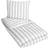 Borg Design dubbeltäcke Nordic Stripe Påslakan Vit, Grå (200x200cm)
